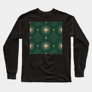 Green Celestial Long Sleeve T-Shirt